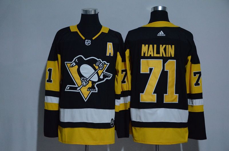 Men 2017 NHL Pittsburgh Penguins #71 Malkin black Adidas Stitched Jersey->pittsburgh penguins->NHL Jersey